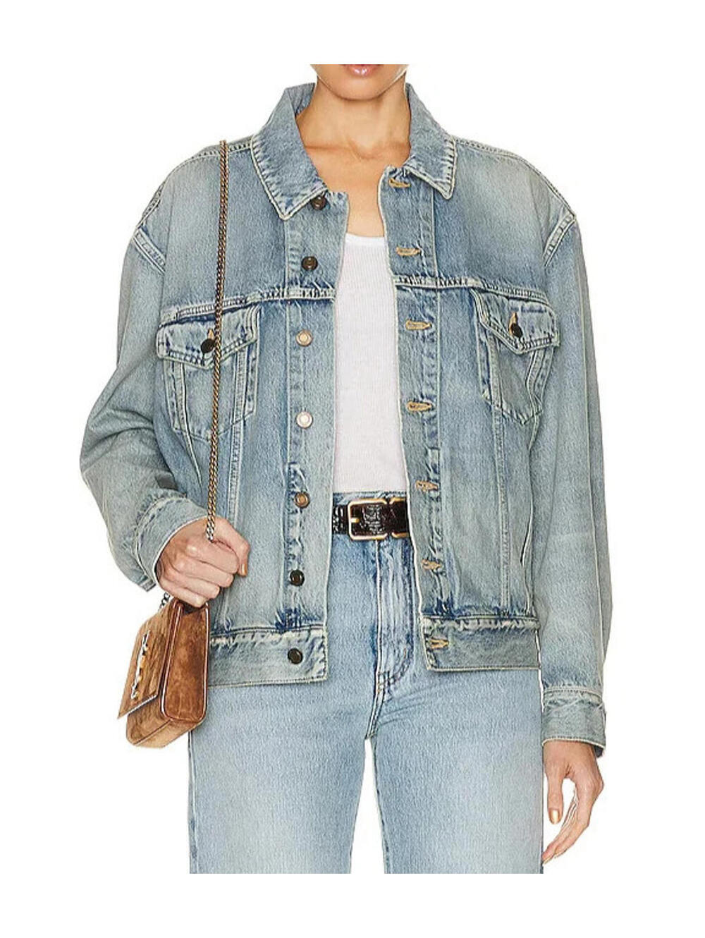 NWT~R13 Ziggy Trucker Jacket Size XS